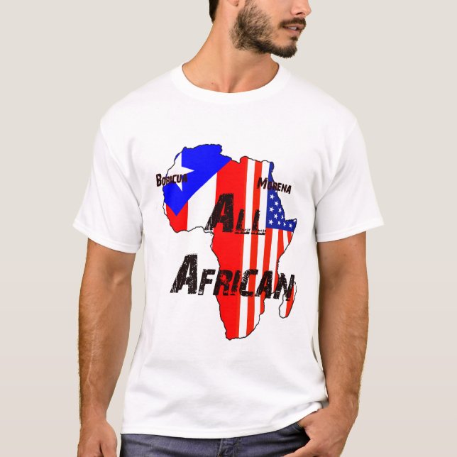 Boricua, Morena, aller Afrikaner - T-Shirt - (Vorderseite)