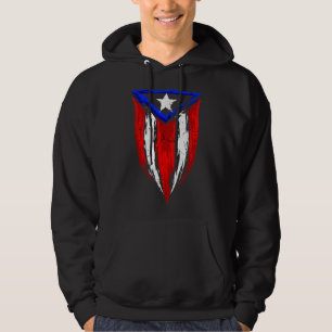 Boricua Painting Taino Puerto Rico Fans Hoodie