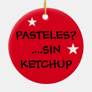 Boricua pasteles Puerto Rico Fahne Weihnachtsfeier Keramik Ornament