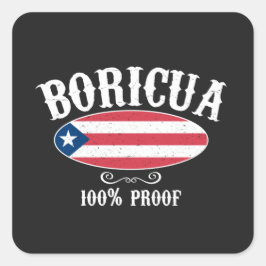 Boricua Puerto Rico 100 % Aufkleber