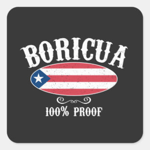 Boricua Puerto Rico 100 % Aufkleber