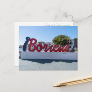Boricua - Puerto Rico-Erbe feiern Postkarte
