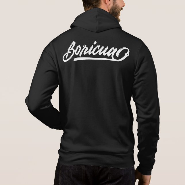 Boricua Puerto Rico Hoodie (Rückseite)