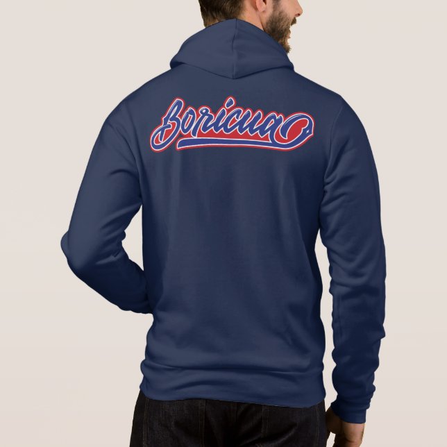 Boricua Puerto Rico Hoodie (Rückseite)