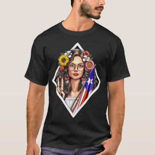 Boricua Puerto Rico Mädchen T-Shirt