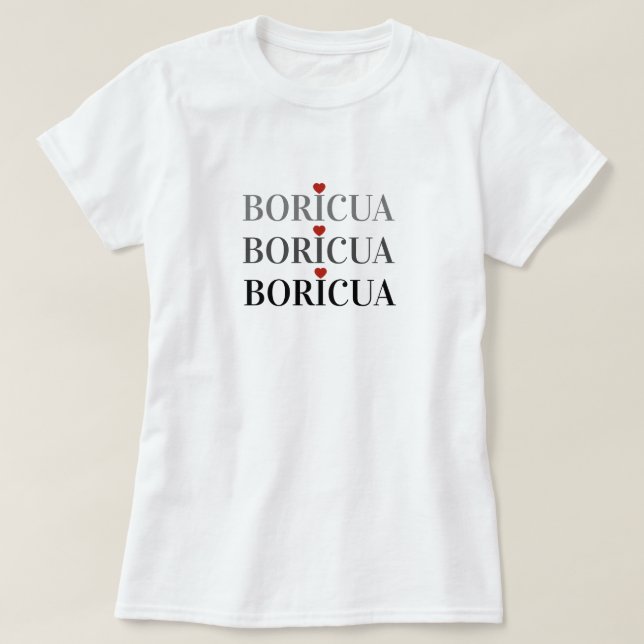 Boricua Puerto RIco T-Shirt (Design vorne)