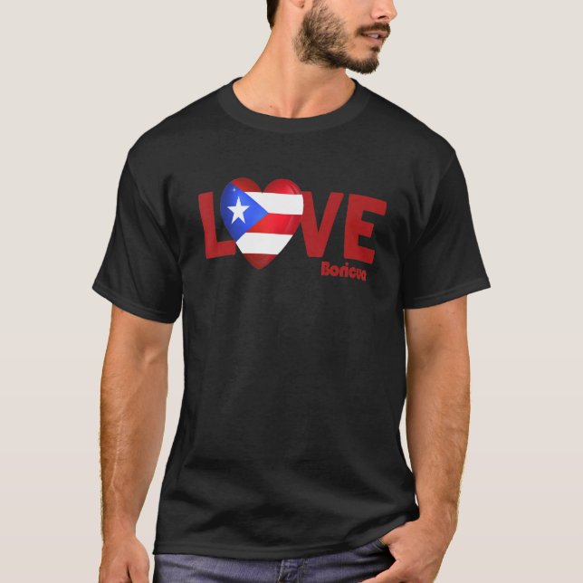 Boricua Roots Puerto Rico Pride PR Souvenir Puerto T-Shirt (Vorderseite)