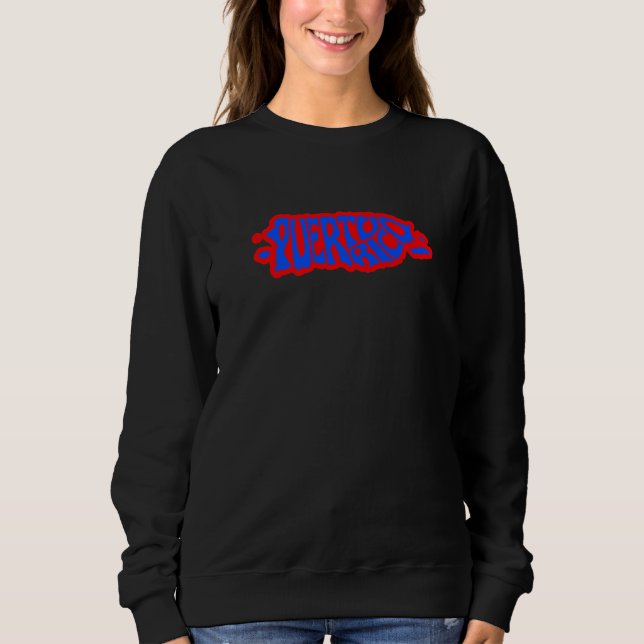 Boricua Roots Puerto Rico Stolz PR Souvenir Puerto Sweatshirt (Vorderseite)