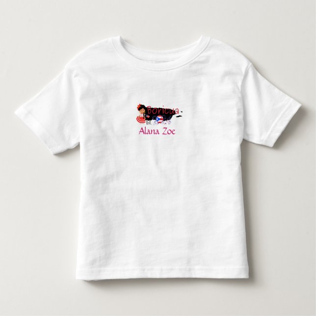 Boricua-Shirt für Kinder Kleinkind T-shirt (Vorderseite)