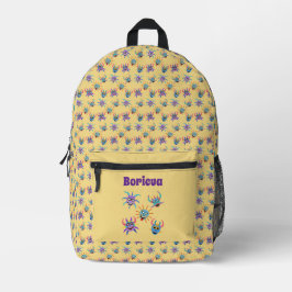 Boricua Vejigante backpack Bedruckter Rucksack