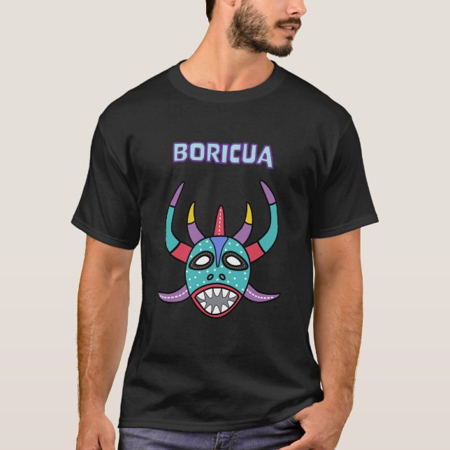 Boricua Vejigante T-Shirt (Vorderseite)