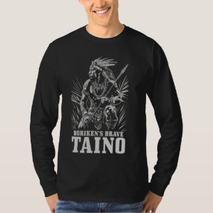 Borikens tapferer Taino-Krieger-Pride Indigenous P T-Shirt