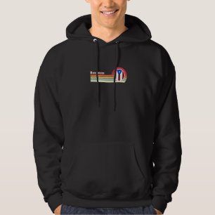 Borinquen-Flagge Vintage-Look Puerto Rico-Flagge Hoodie
