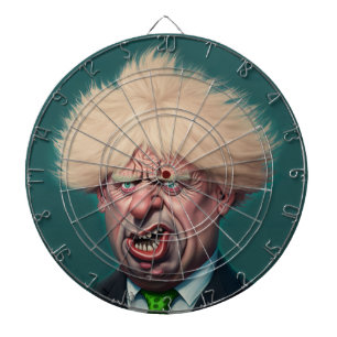 Boris Johnson Dartboard Dartscheibe
