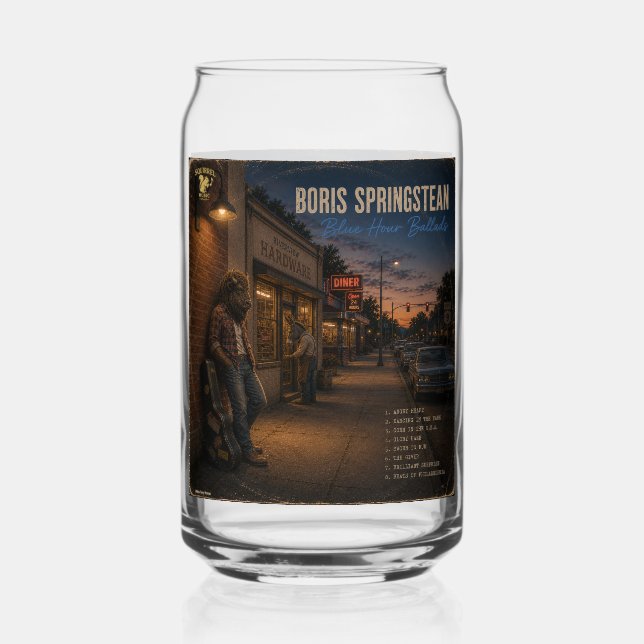 Boris Springstean: eine Parodie Dosenglas (Vorderseite)