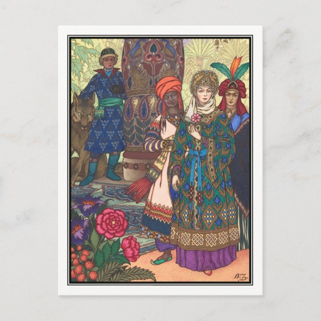 Boris Zvorykin - Der Feuervogel Postkarte (Vorderseite)