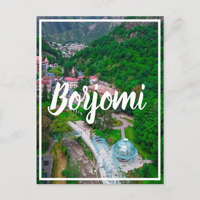 Borjomi Hot Springs Resort Georgia Kaukus Postkarte (Vorderseite)