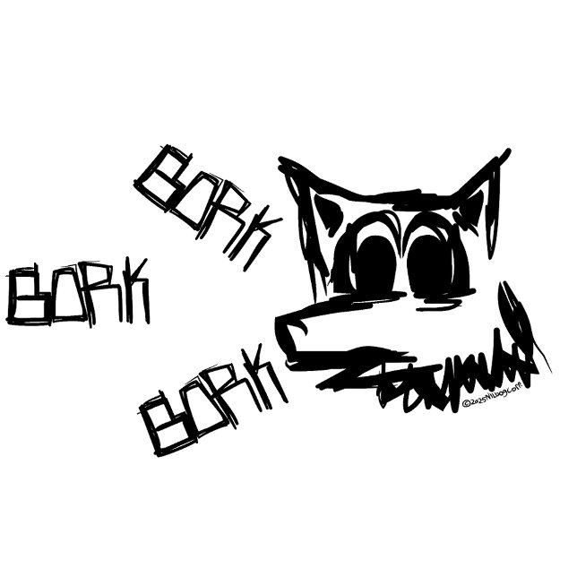 Bork Bork Dog Sweatshirt (Von Creator hochgeladen)