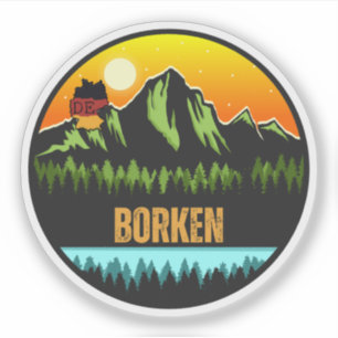Borken, Deutschland Aufkleber