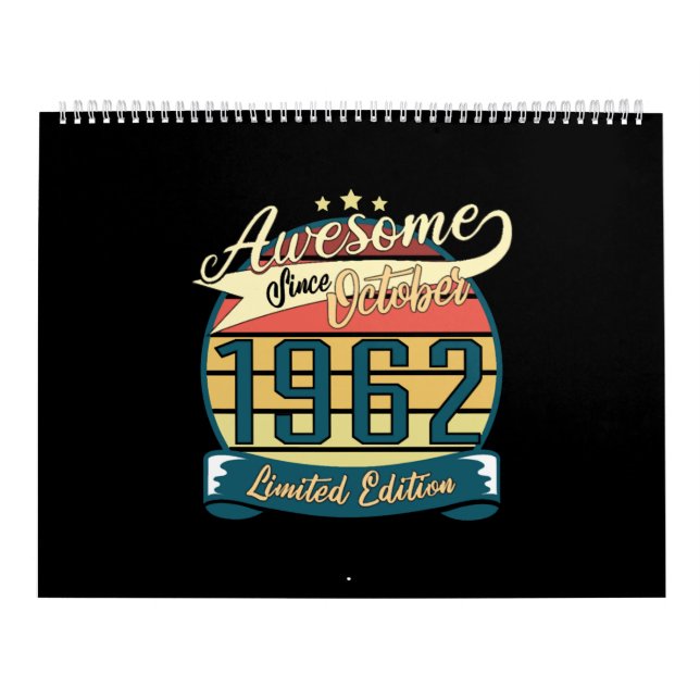 Born 1962 October Limited Kalender (Titelbild)