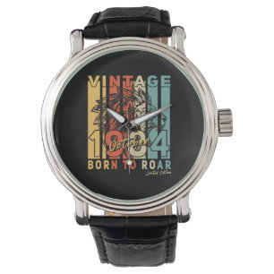 Born 1984 October Retro Lion Armbanduhr