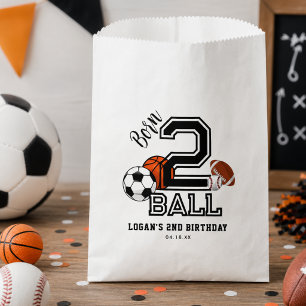 Born 2 Ball Sport-Themen-Party für Jungen zum 2. G Geschenktütchen