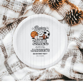 Born 2 Ball Sports Themed Boy 2nd Birthday Party Pappteller