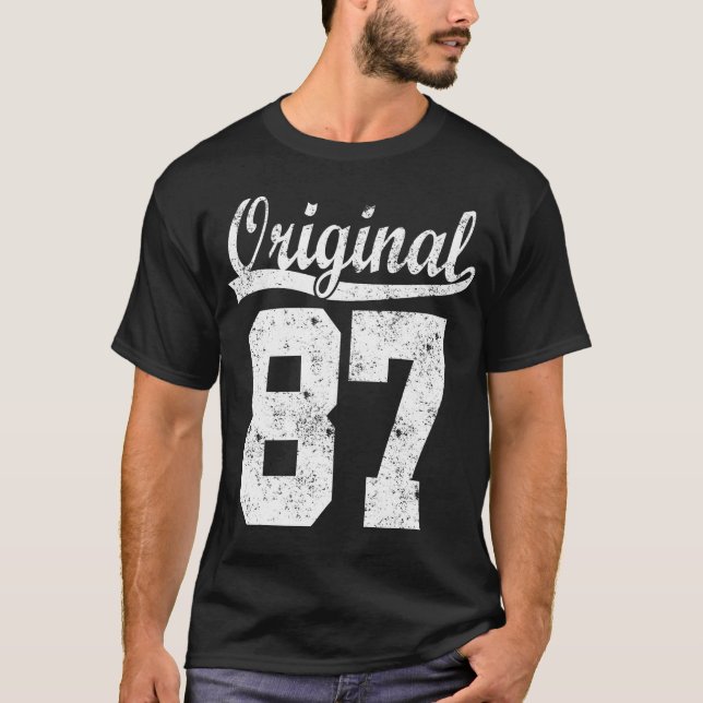 Born 87 birthday shirt (Vorderseite)