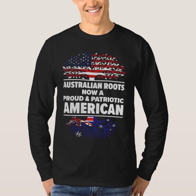 Born Australian Australia American USA Citizenship T-Shirt (Vorderseite)