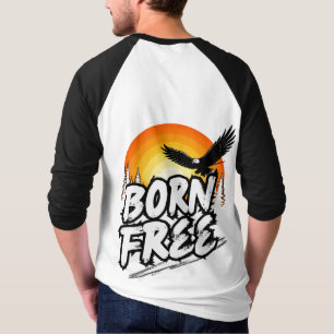 Born Free Eagle Langarm-T-Shirt T-Shirt
