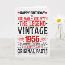 Born in 1956 Birthday the Man the Myth the Legend