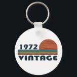 born in 1972 vintage birthday schlüsselanhänger<br><div class="desc">You can add some originality to your wardrobe with this limited edition original sunset vintage retro-looking birthday design with awesome typography font lettering, it is a great gift idea for men, women, husband, wife girlfriend, and a boyfriend who will love this one-of-a-kind artwork. The best unique and funny holiday present...</div>