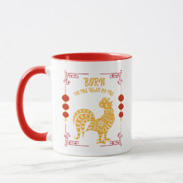 Born in the Year of the Rooster Tasse