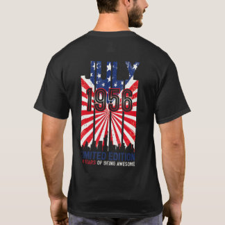 Born July 1956 65th Quarantine Bithday Made In 195 T-Shirt