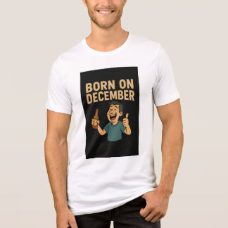 Born on December – Vintage Funny Tri-Blend Shirt