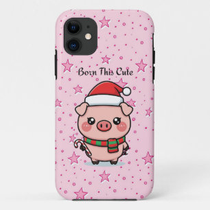 Born This Cute Süßes Mini-Schwein iPhone 11 Hüll Case-Mate iPhone Hülle