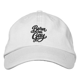 Born This Gay Pride Bestickte Baseballkappe