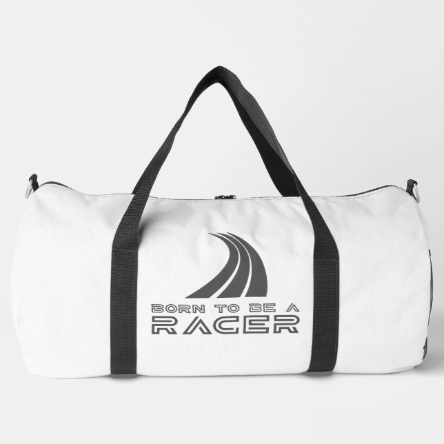 Born To Be A Racer Duffle Bag (Vorderseite)