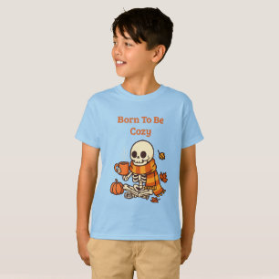 BORN TO BE COZY – Skelett T-Shirt