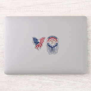 Born to Be Free Patriotischer Adler 10 cm x 10 c Aufkleber