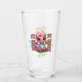 Born to Be Unique – Dragon Heart Cute Baby Dragon Glas