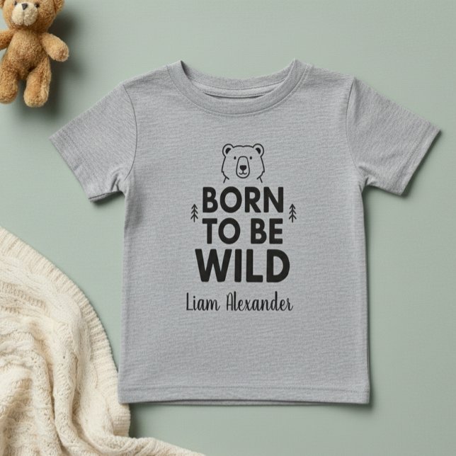 Born to Be Wild  Personalized Toddle T-Shirt (Von Creator hochgeladen)