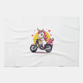 Born To Bike Unicorn I Motorcycle Fan Biker Fun Ta Geschirrtuch