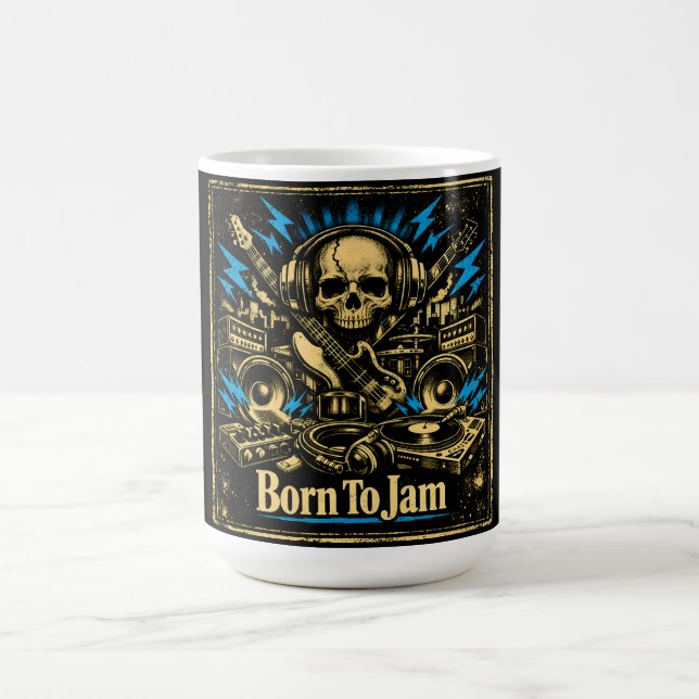 Born To Jam – Improvisationsmusik Seele Kaffeetasse (Mittel)