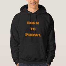 Born to Prowl – Golden Waschbär-Pfoten Hoodie