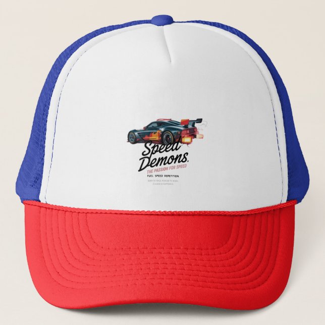 Born to Race, Forced to Work Truckerkappe (Vorderseite)