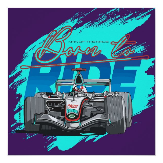 Born to ride poster (Vorderseite)