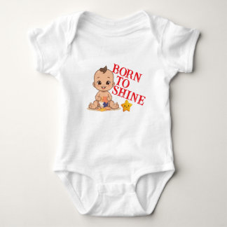 Born To Shine Baby – Süßes Cartoon-Body  Strampler