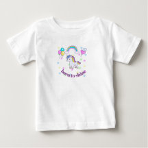 Born to Shine Einhorn-T-Shirt für Kleinkinder