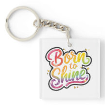 Born to Shine Pride | LGBTQ Rainbow Quote Art